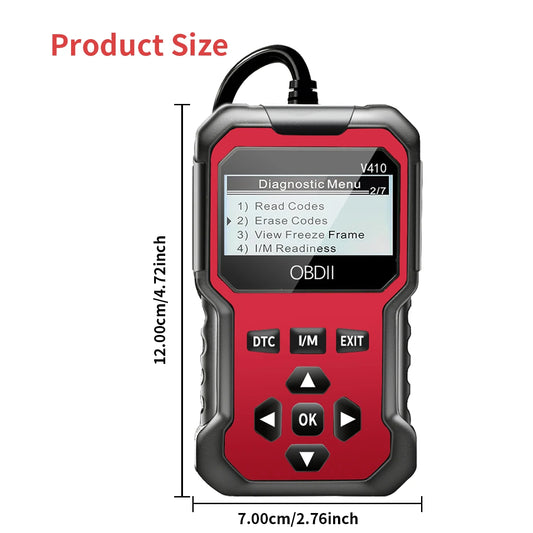 Car Obd2 Scanner Diagnostic Tool Code Reader Engine Fault Code Reader Scanner Can Diagnose All Obd Ii Protocol Cars since 1996 Scan Tool