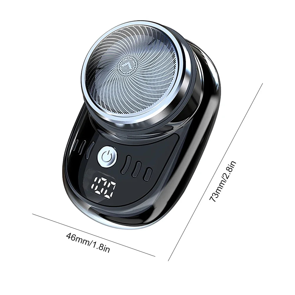 Mini Electric Travel Shaver For Men Pocket Size USB Rechargeable Portable Painless Cordless Trimmer Knive Face Beard Razor